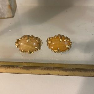 Vintage pair of 1990s St. John clip on earrings